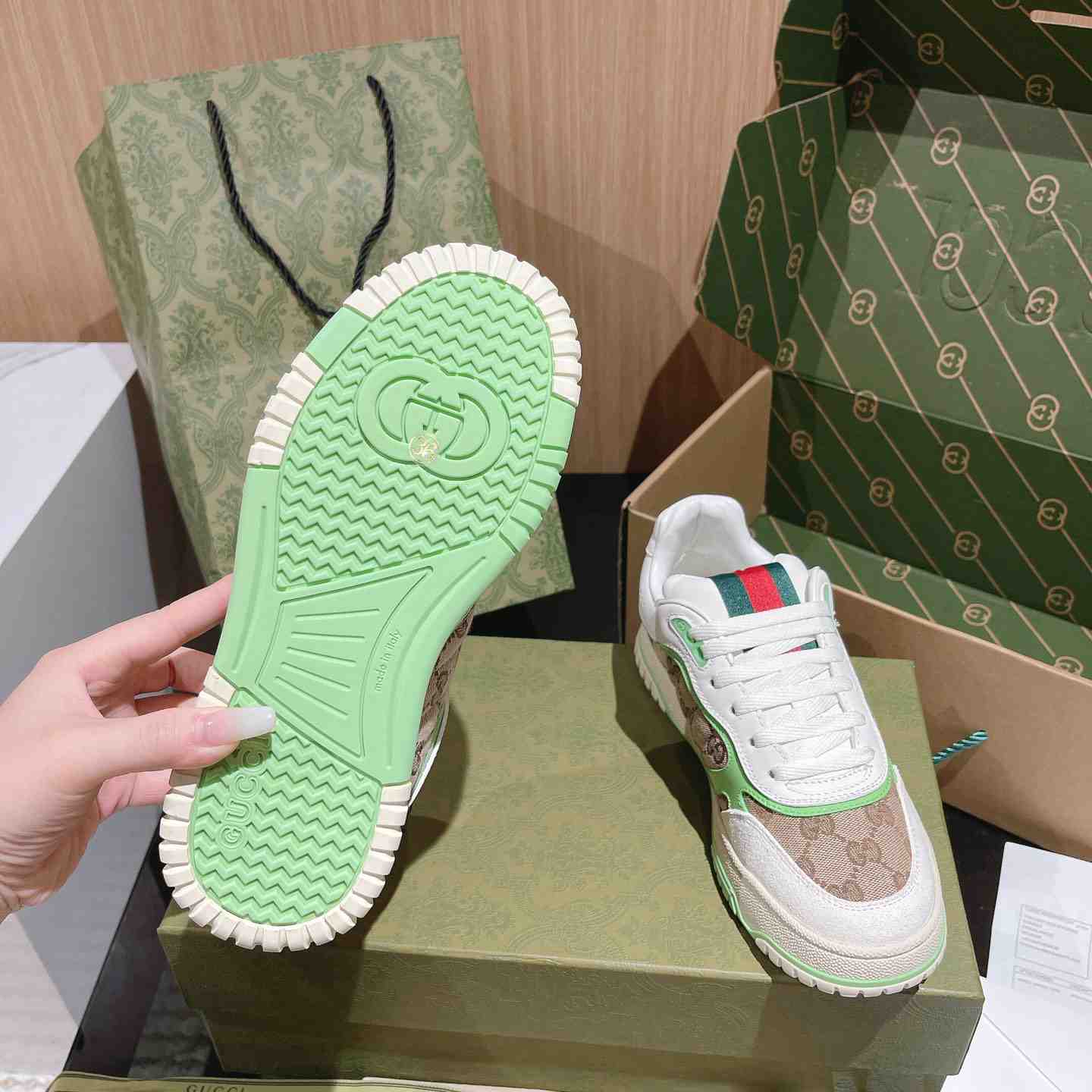 Gucci Re-Web Sneakers - PerfectKickZ