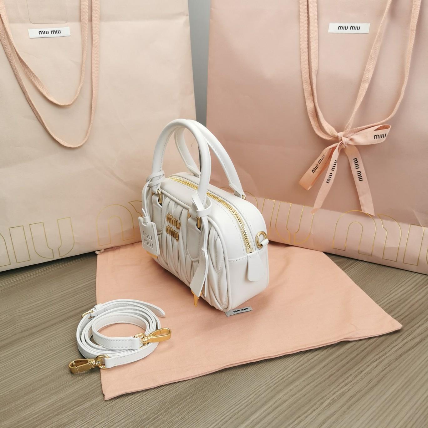 Miu Miu Arcadie Matelassé Nappa Leather Mini-bag - PerfectKickZ