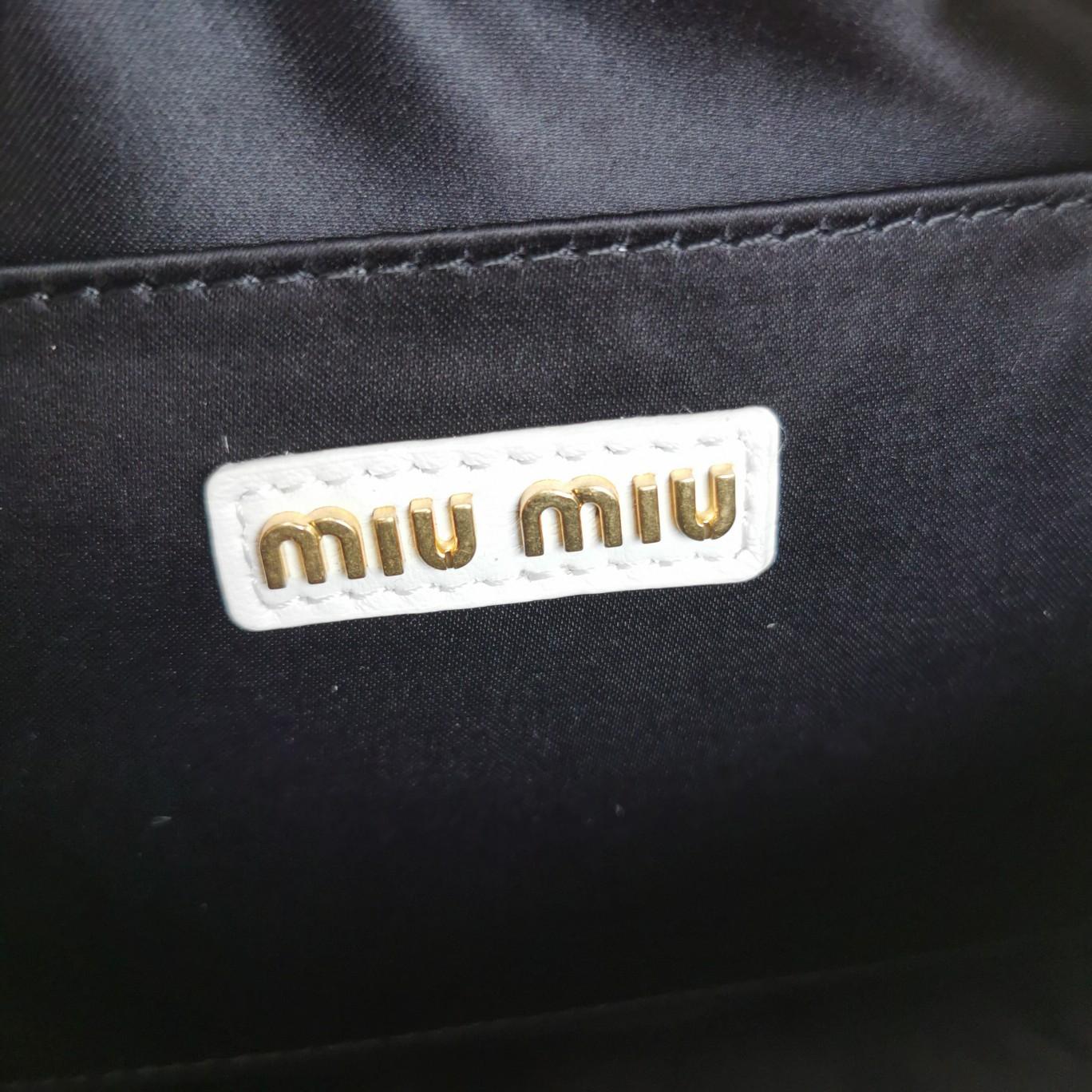 Miu Miu Arcadie Matelassé Nappa Leather Mini-bag - PerfectKickZ