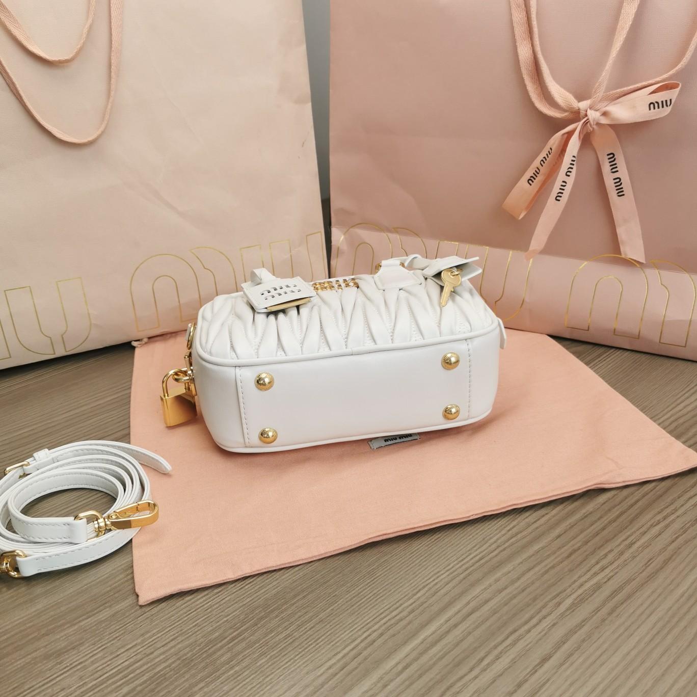 Miu Miu Arcadie Matelassé Nappa Leather Mini-bag - 