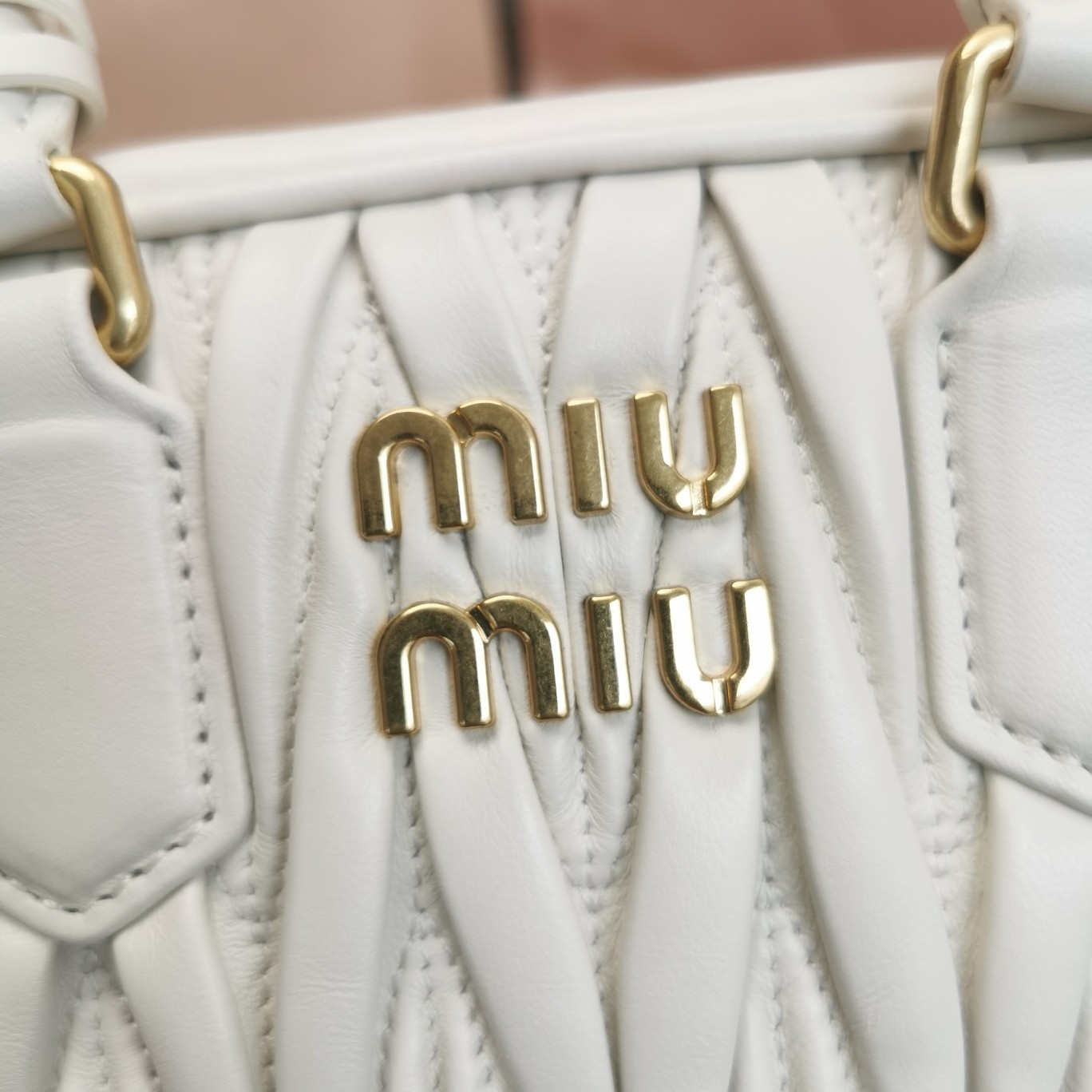Miu Miu Arcadie Matelassé Nappa Leather Mini-bag - 
