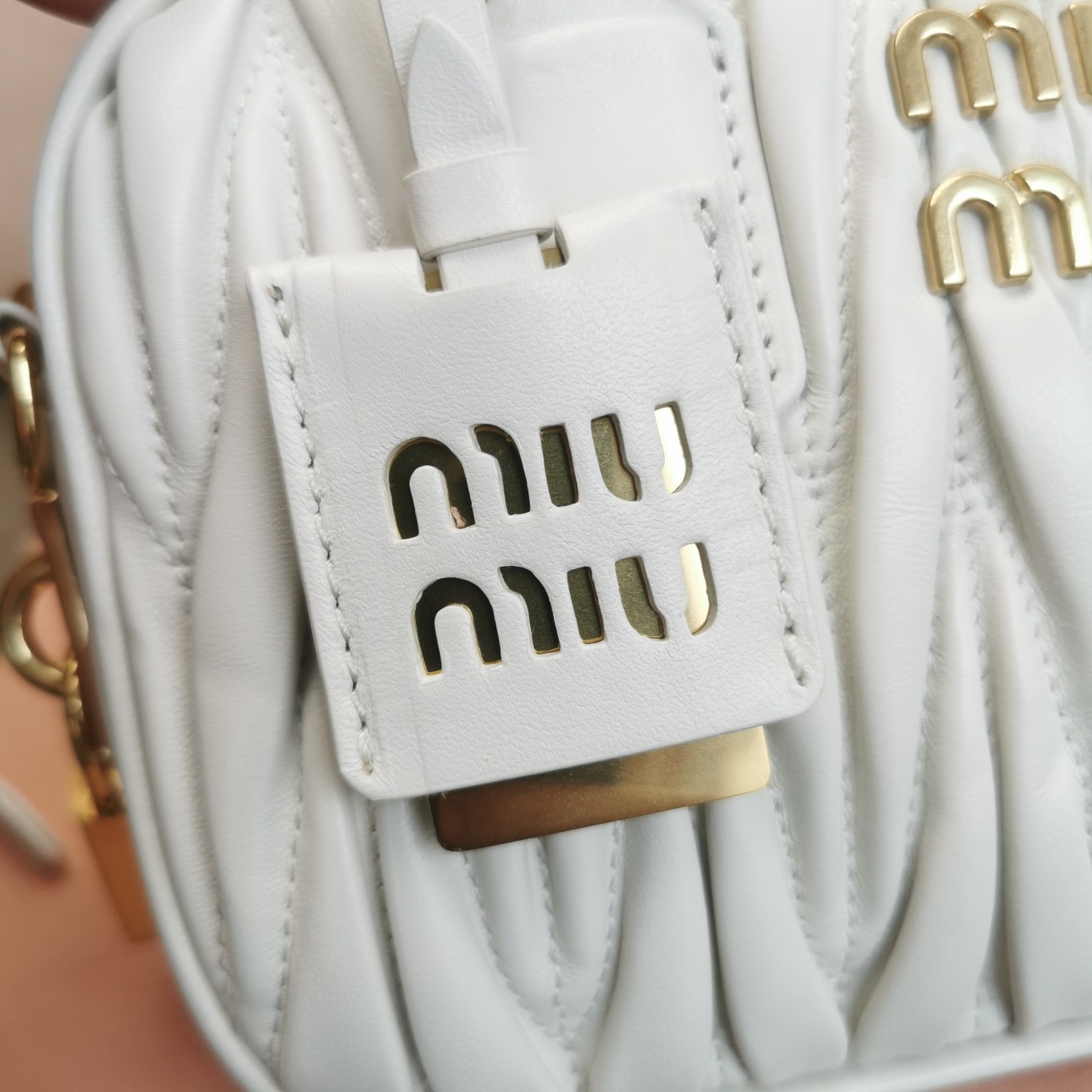 Miu Miu Arcadie Matelassé Nappa Leather Mini-bag - 
