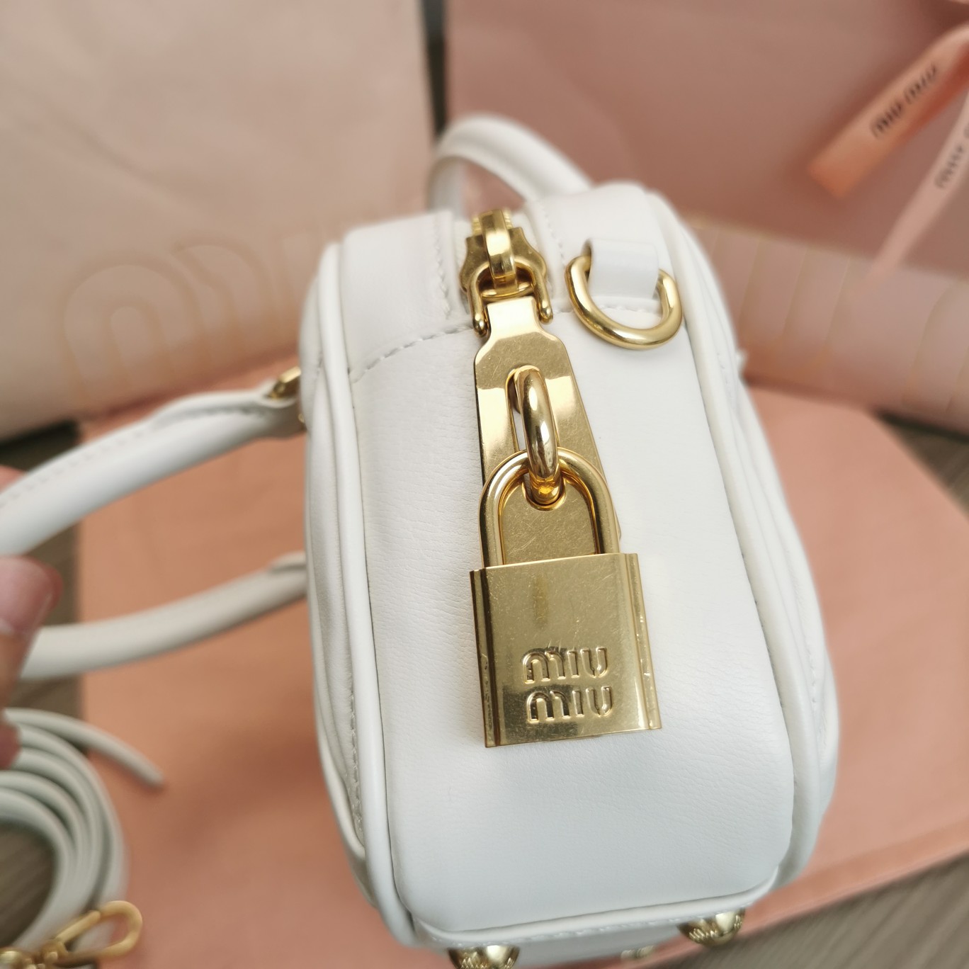 Miu Miu Arcadie Matelassé Nappa Leather Mini-bag - 
