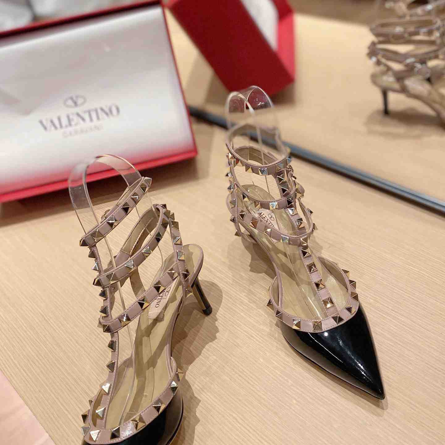 Valenti Garavani Rockstud 65mm Caged Pumps - PerfectKickZ