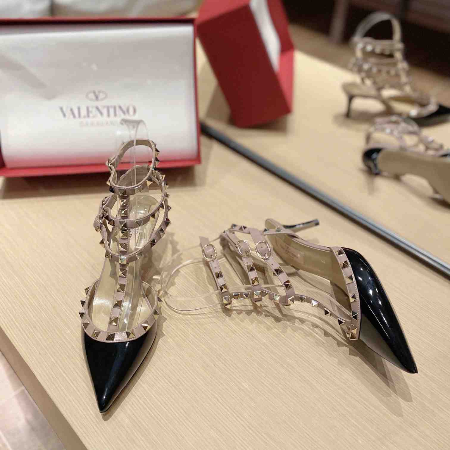 Valenti Garavani Rockstud 65mm Caged Pumps - PerfectKickZ