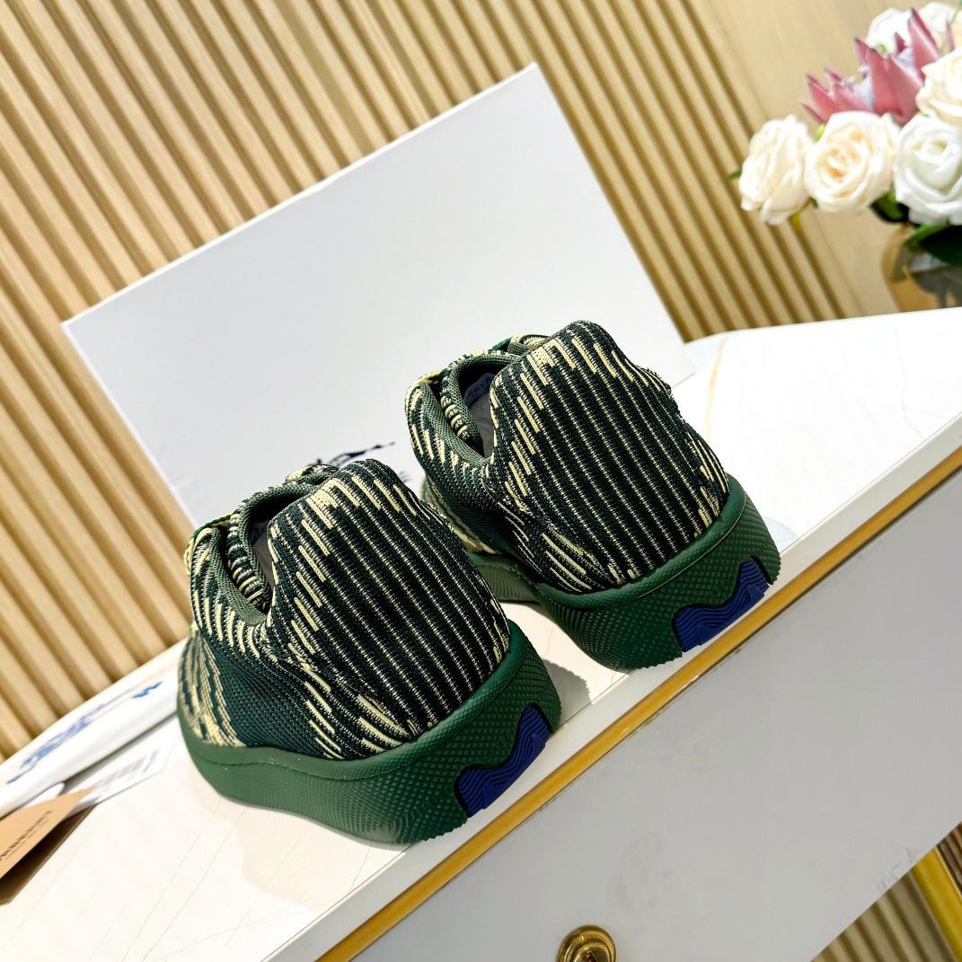 Burberry Check Knit Box Sneakers - PerfectKickZ