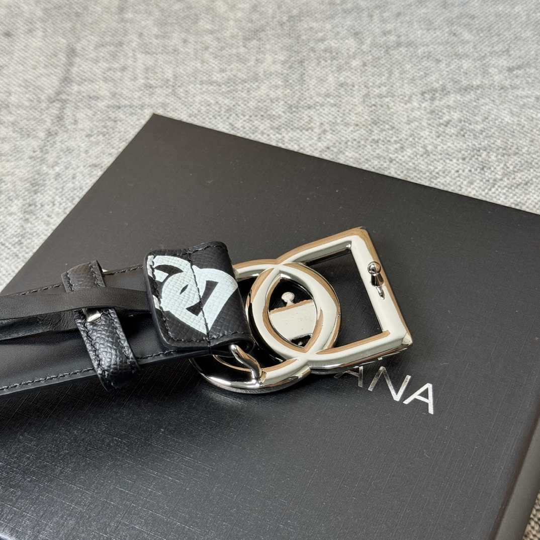 Dolce & Gabbana Logo-Printed Buckled Belt - PerfectKickZ