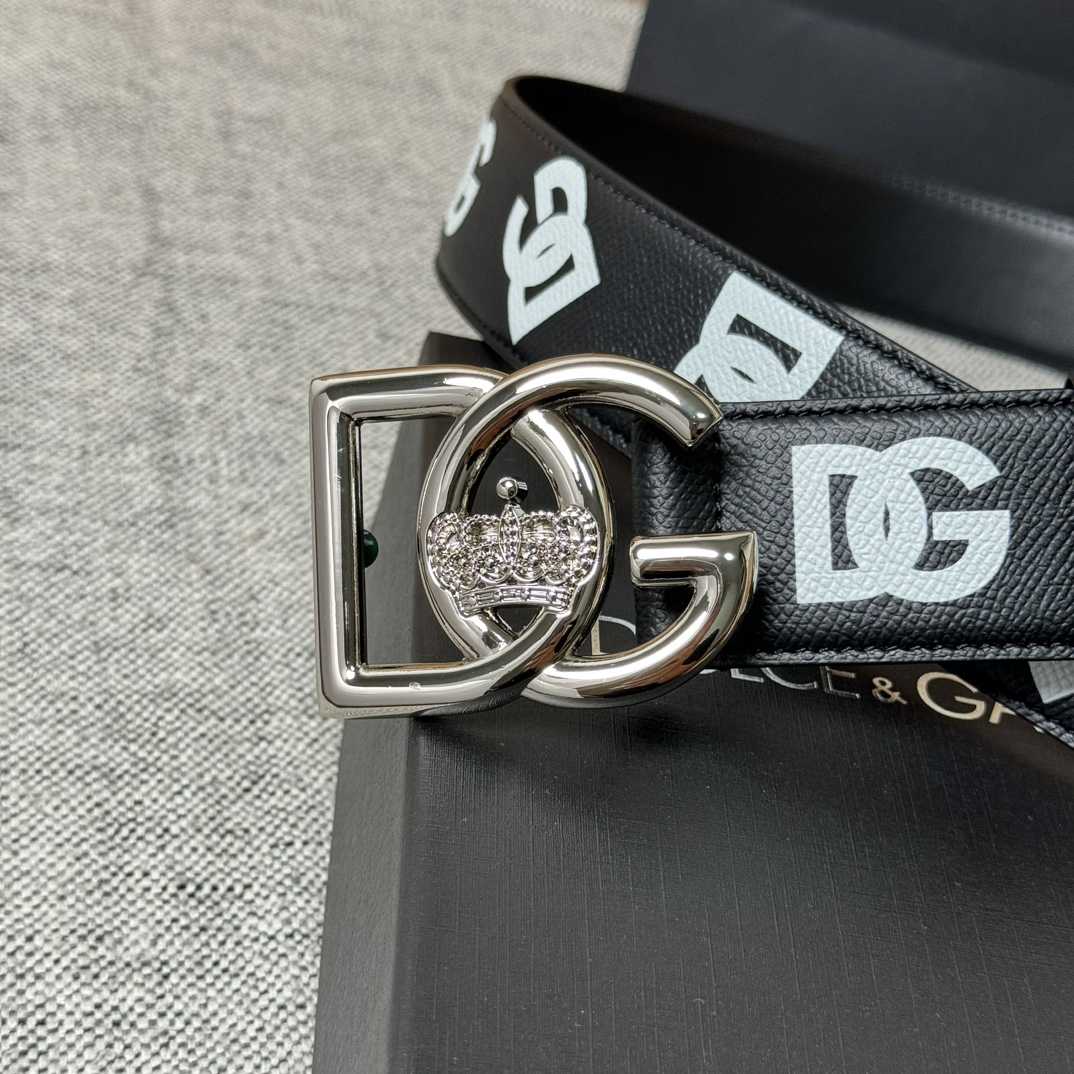 Dolce & Gabbana Logo-Printed Buckled Belt - PerfectKickZ