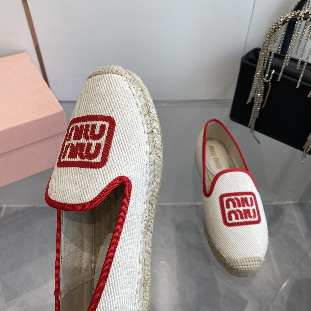 Miu Miu Cotton Drill Espadrilles - PerfectKickZ