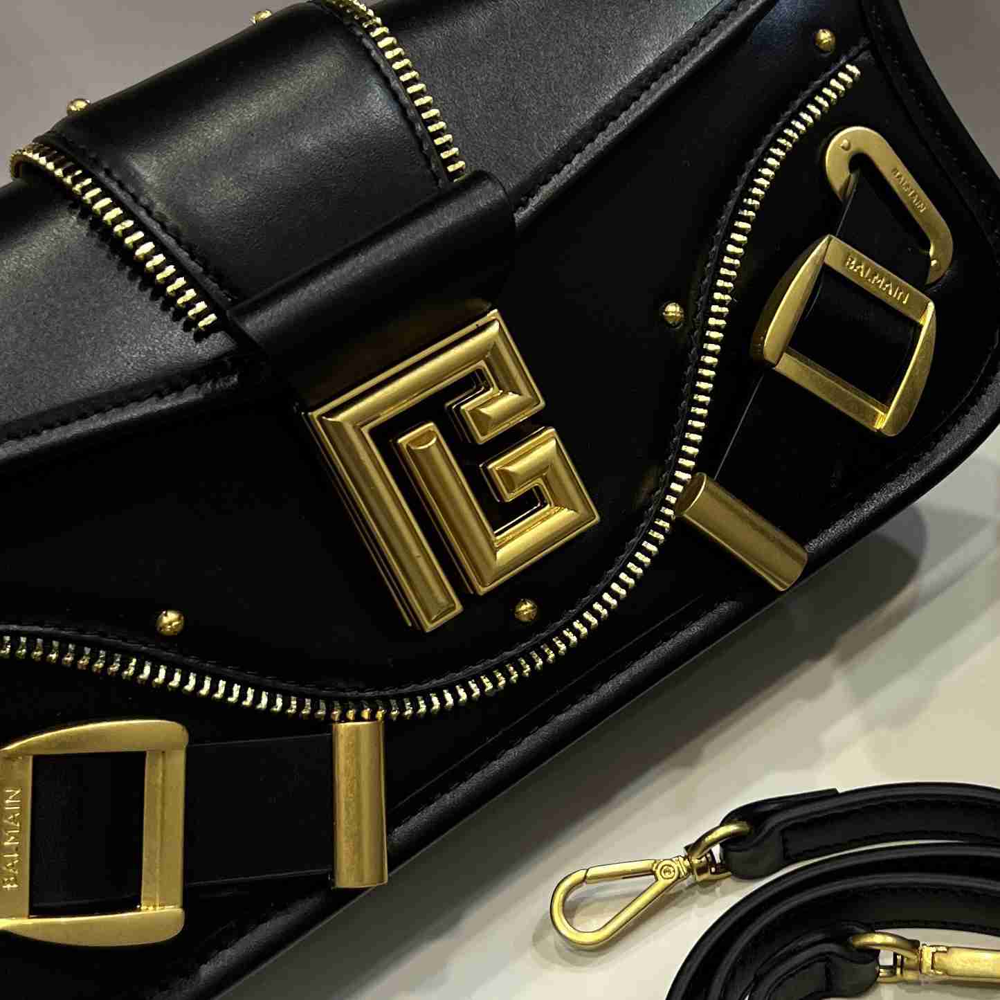 Balmain Blaze Crossbody Bag   (26*11.5*3cm) - PerfectKickZ