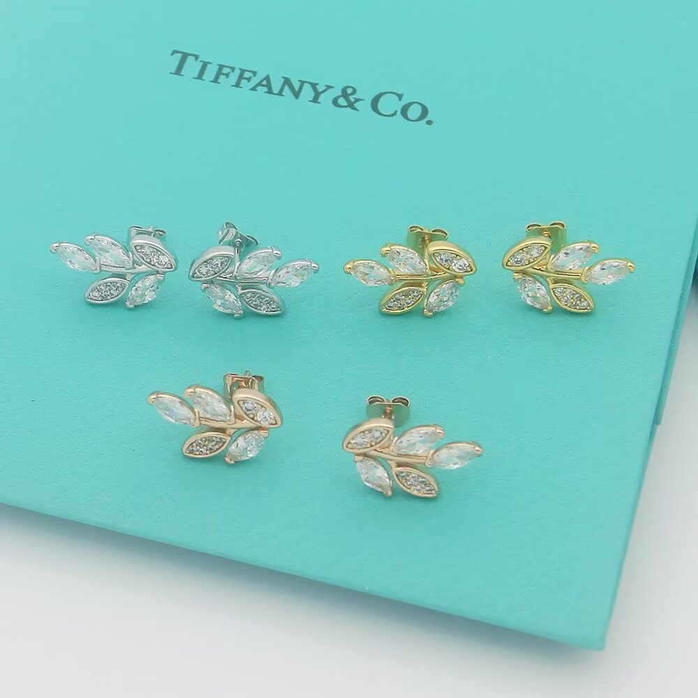 Tiffany & Co. Diamond Vine Earrings - PerfectKickZ