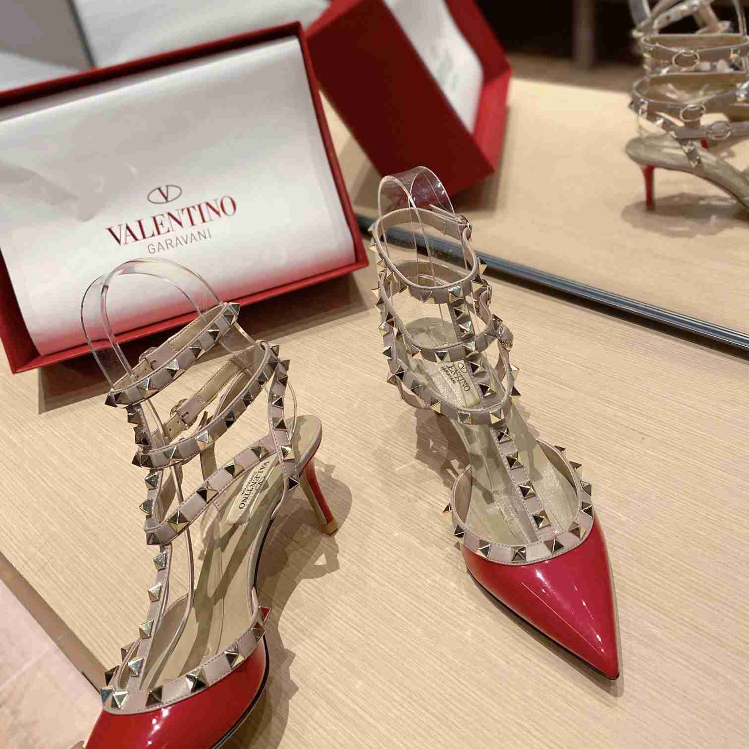 Valenti Garavani Rockstud 65mm Caged Pumps - PerfectKickZ