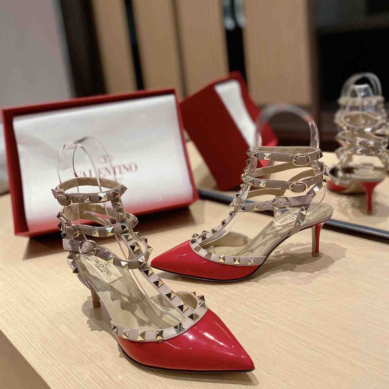 Valenti Garavani Rockstud 65mm Caged Pumps - PerfectKickZ