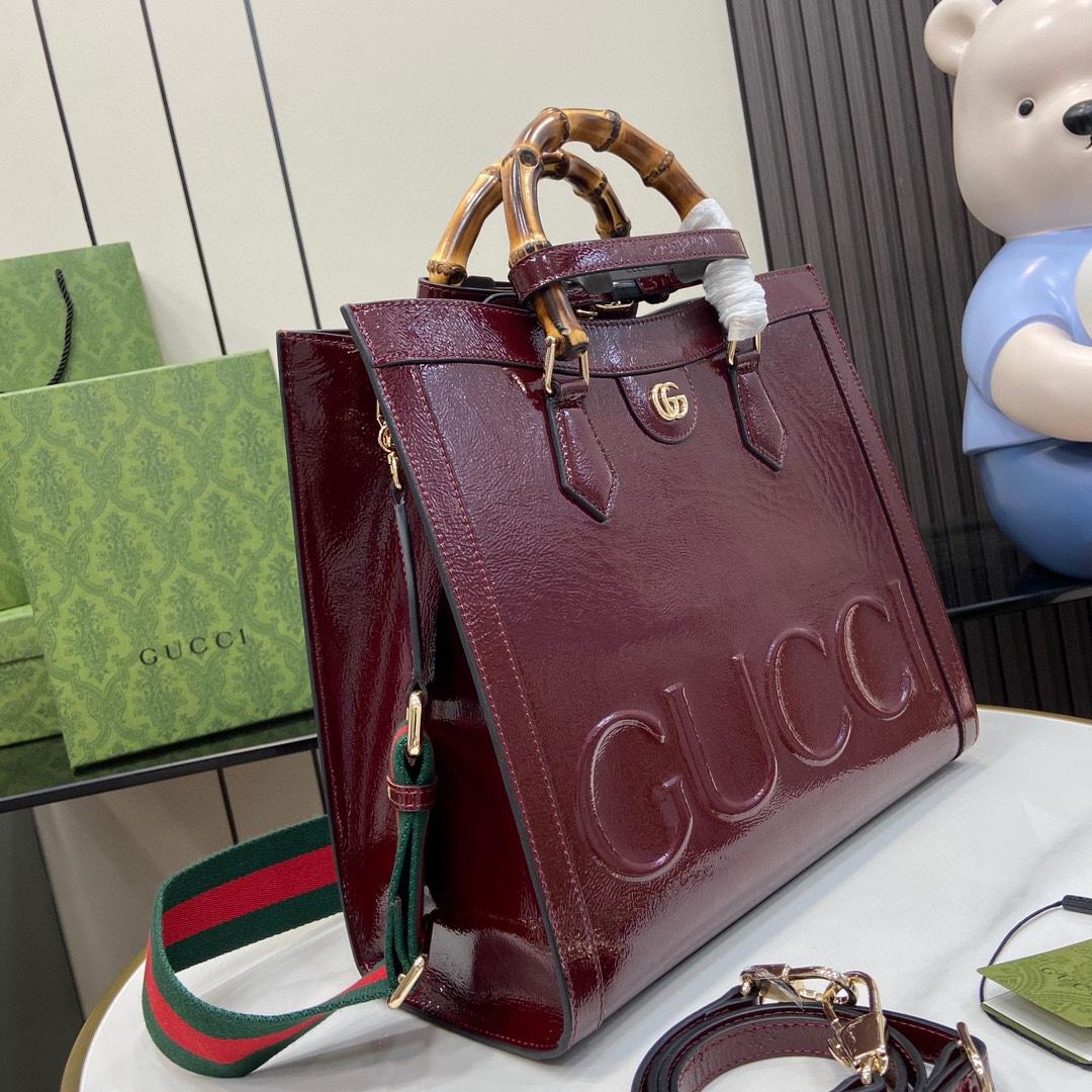 Gucci Diana Medium Tote Bag - PerfectKickZ