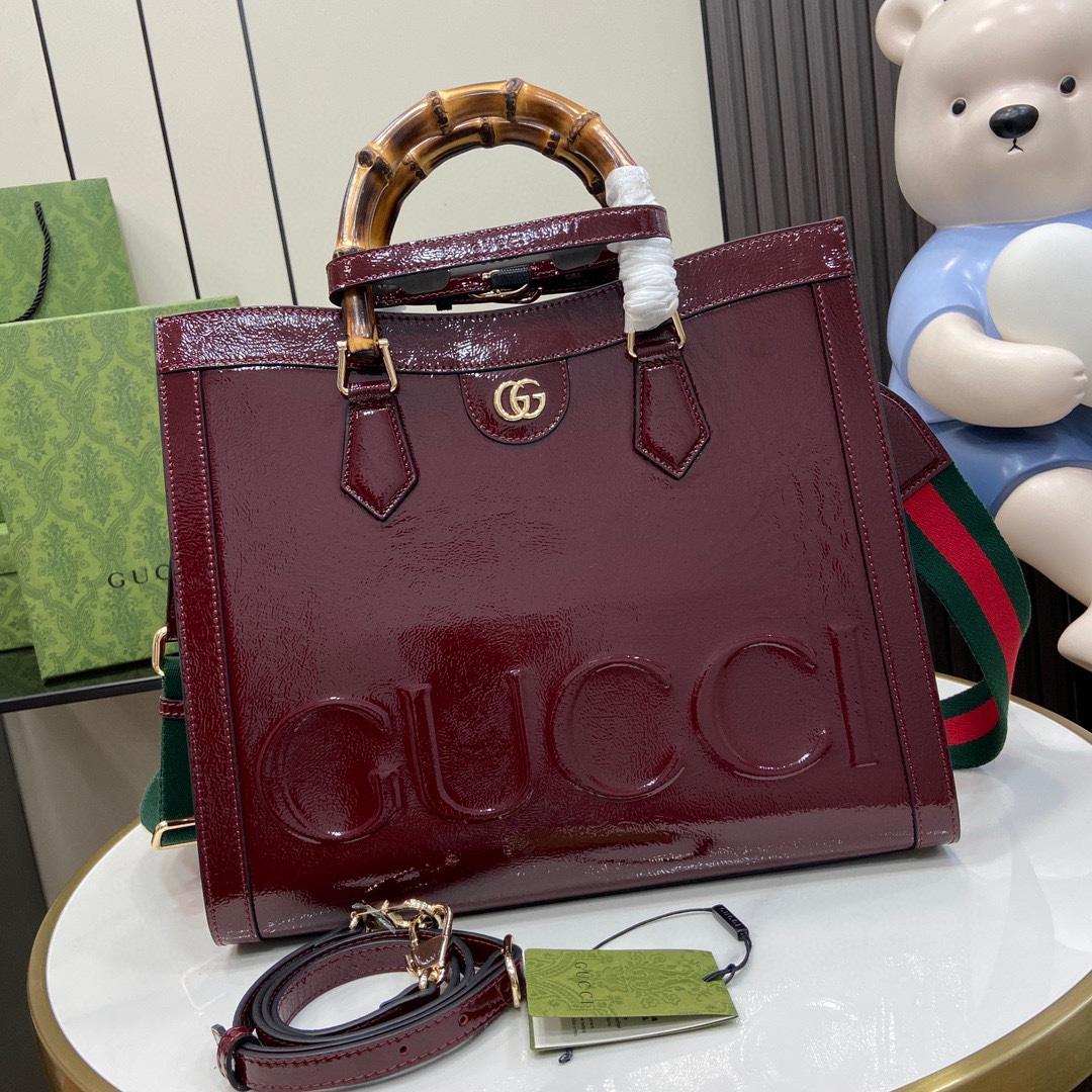 Gucci Diana Medium Tote Bag - PerfectKickZ