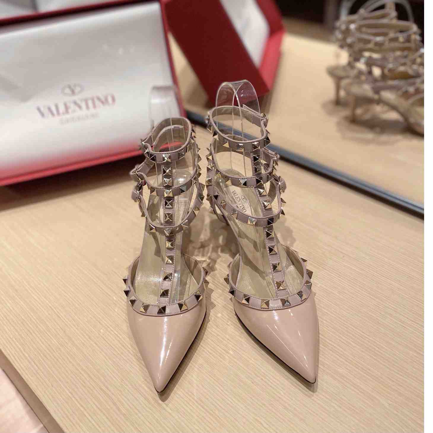 Valenti Garavani Rockstud 65mm Caged Pumps - PerfectKickZ