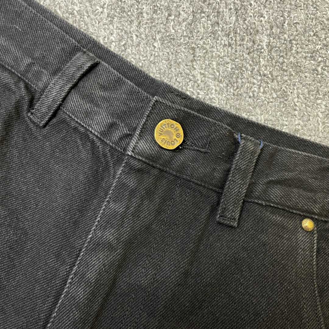 Louis Vuitton Monogram Denim Shorts    - PerfectKickZ