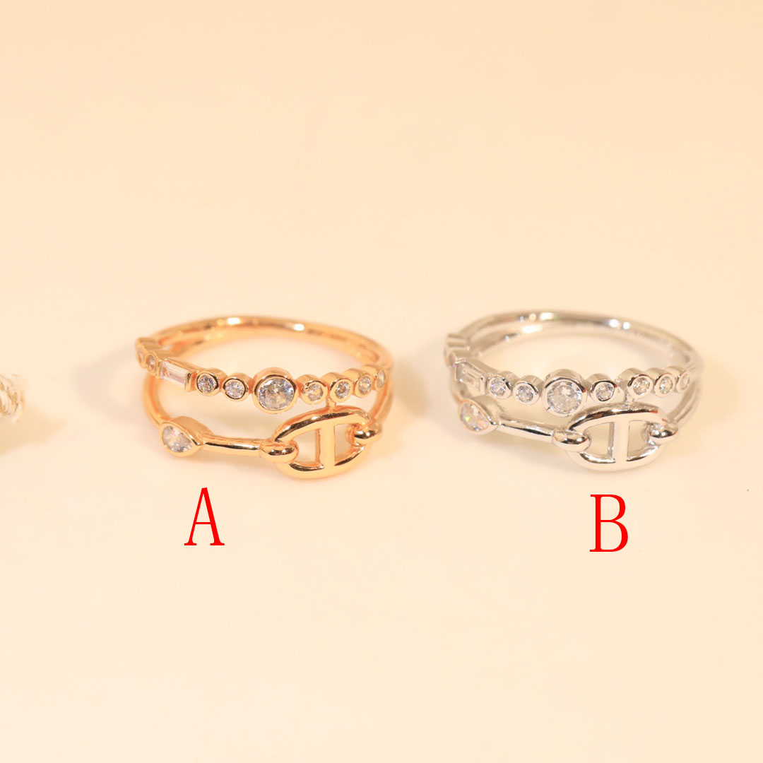Hermes Chaine d'ancre Chaos Fancy Ring - PerfectKickZ