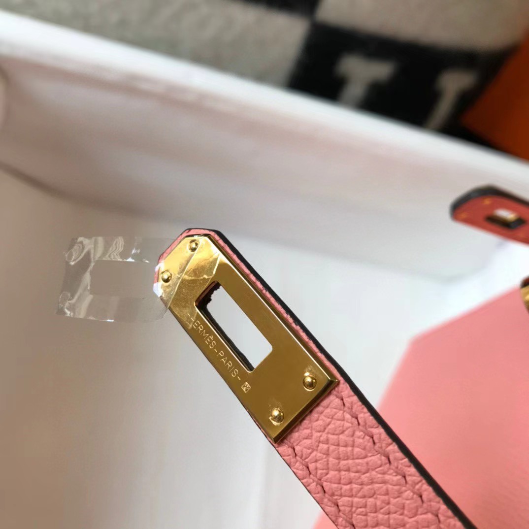 Hermes HM Kelly Mini 20 pink Epsom Gold Hardware （19-13-6.5cm） - PerfectKickZ