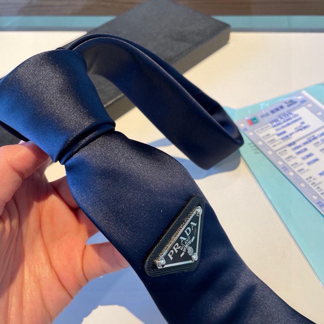 Prada Prada Logo Tie - PerfectKickZ