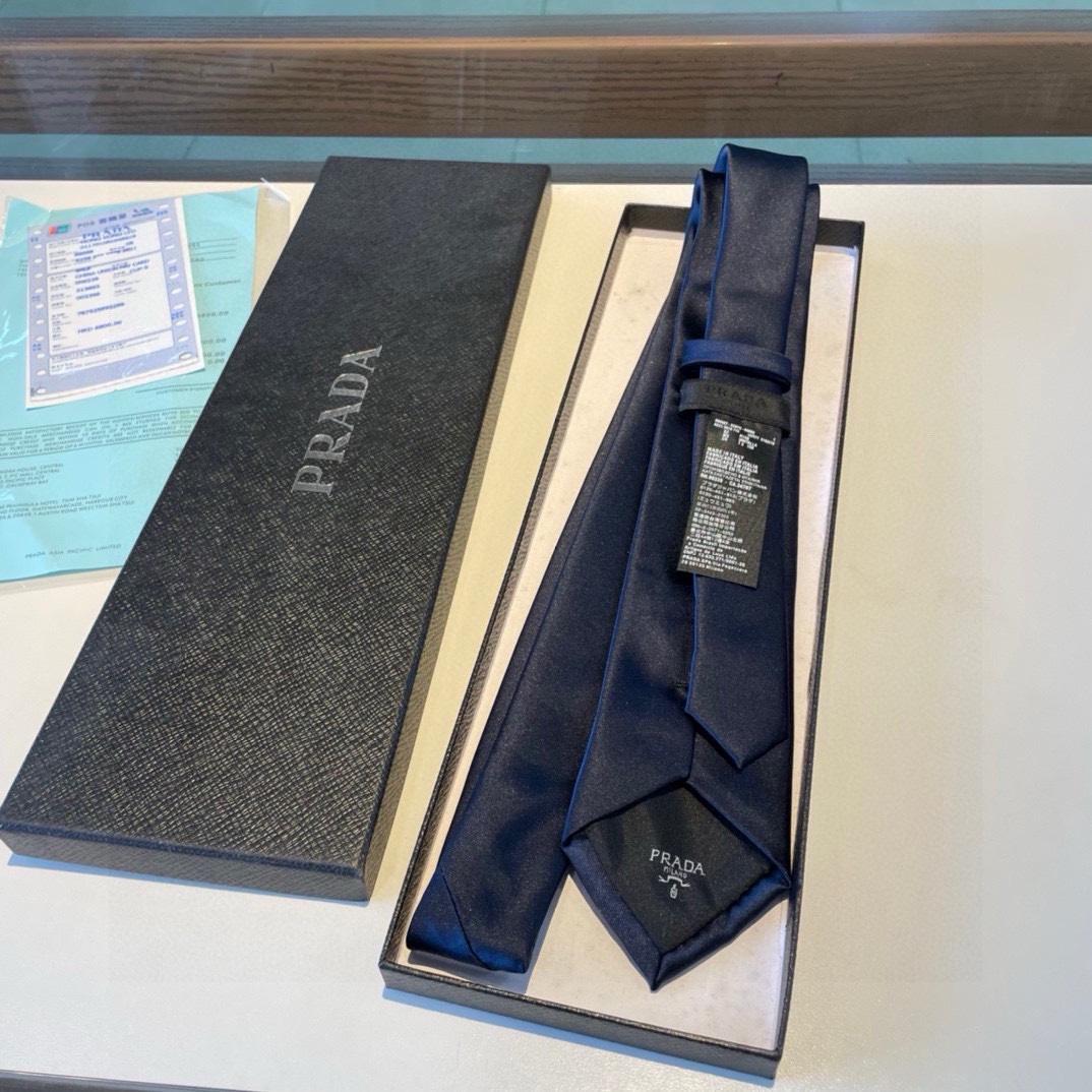 Prada Prada Logo Tie - PerfectKickZ