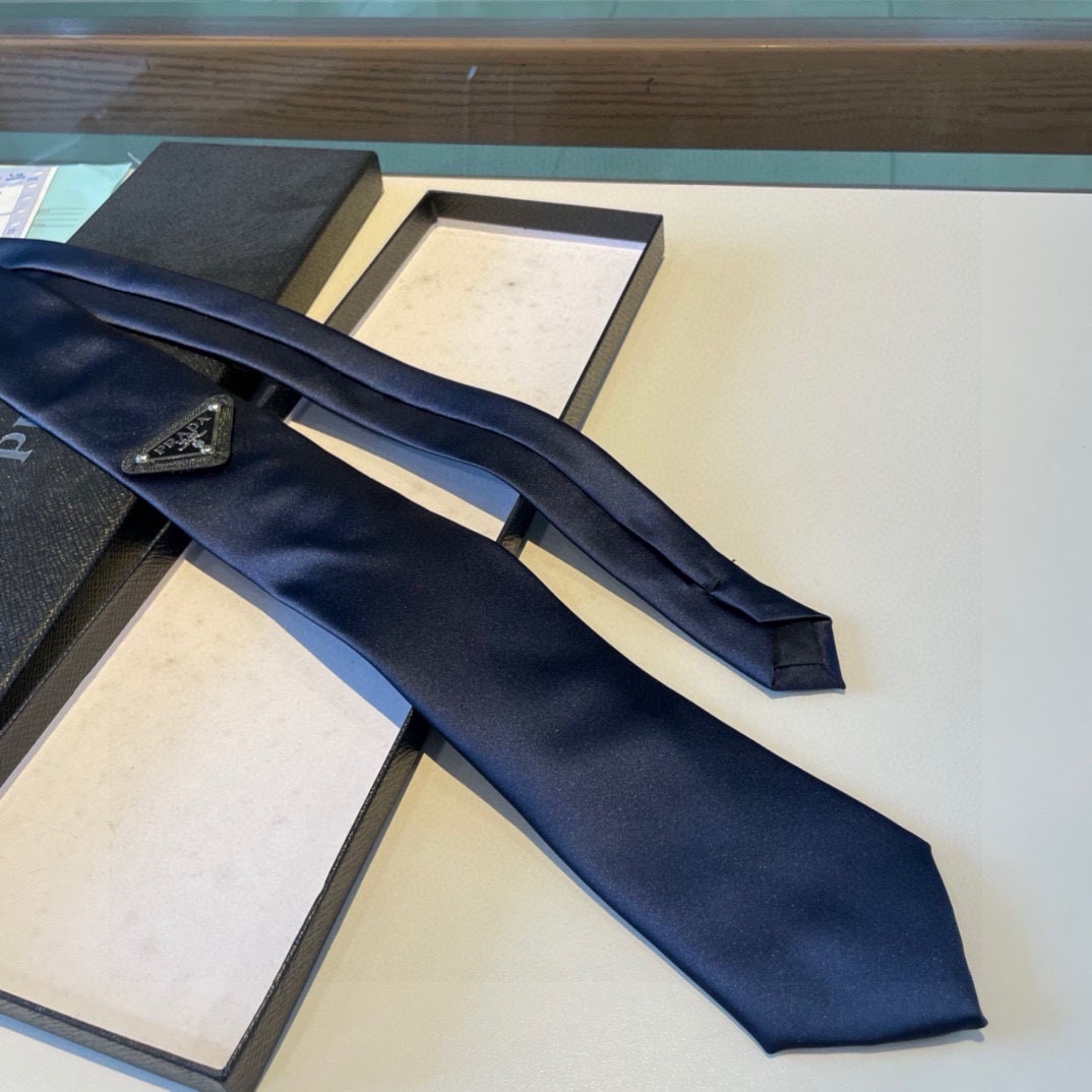 Prada Prada Logo Tie - PerfectKickZ