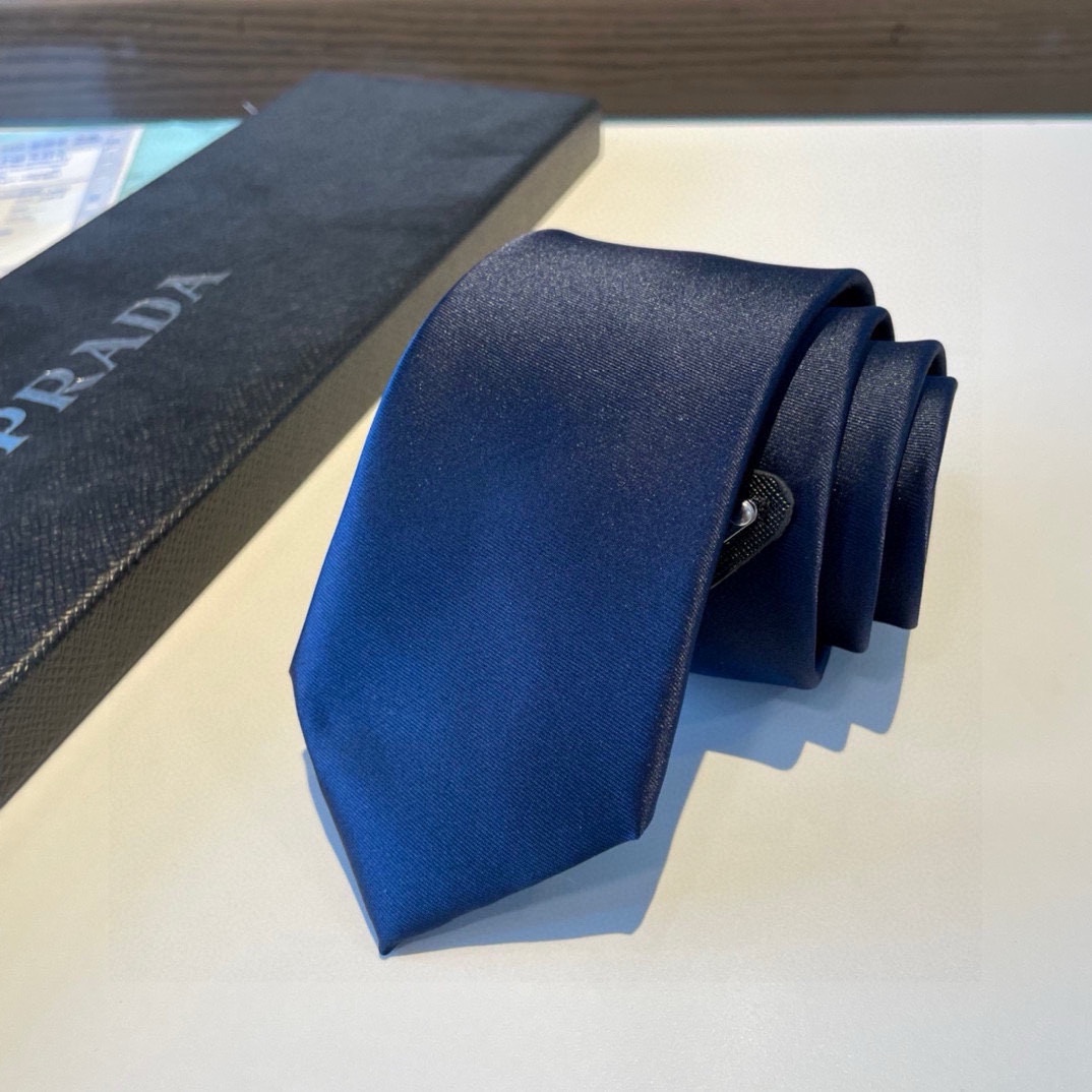 Prada Prada Logo Tie - PerfectKickZ