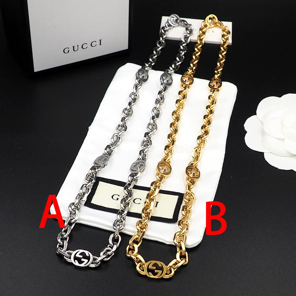 Gucci Interlocking Necklace - PerfectKickZ