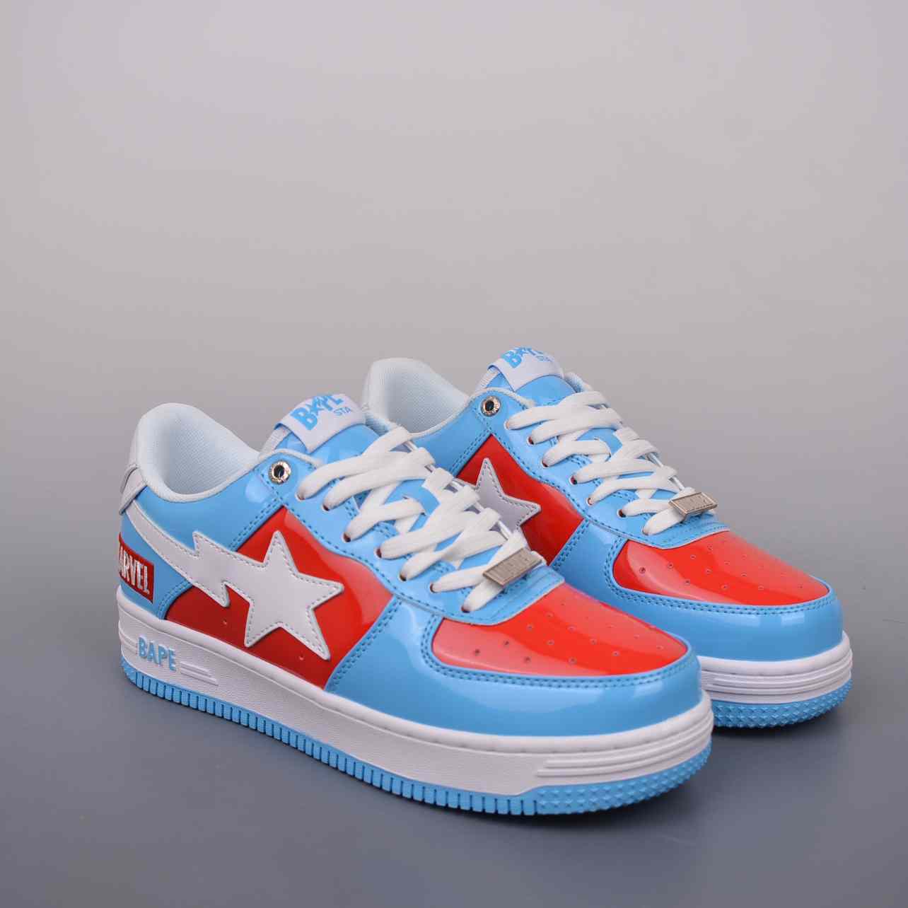Bapesta X Marvel "Captain America" Sneaker  - PerfectKickZ
