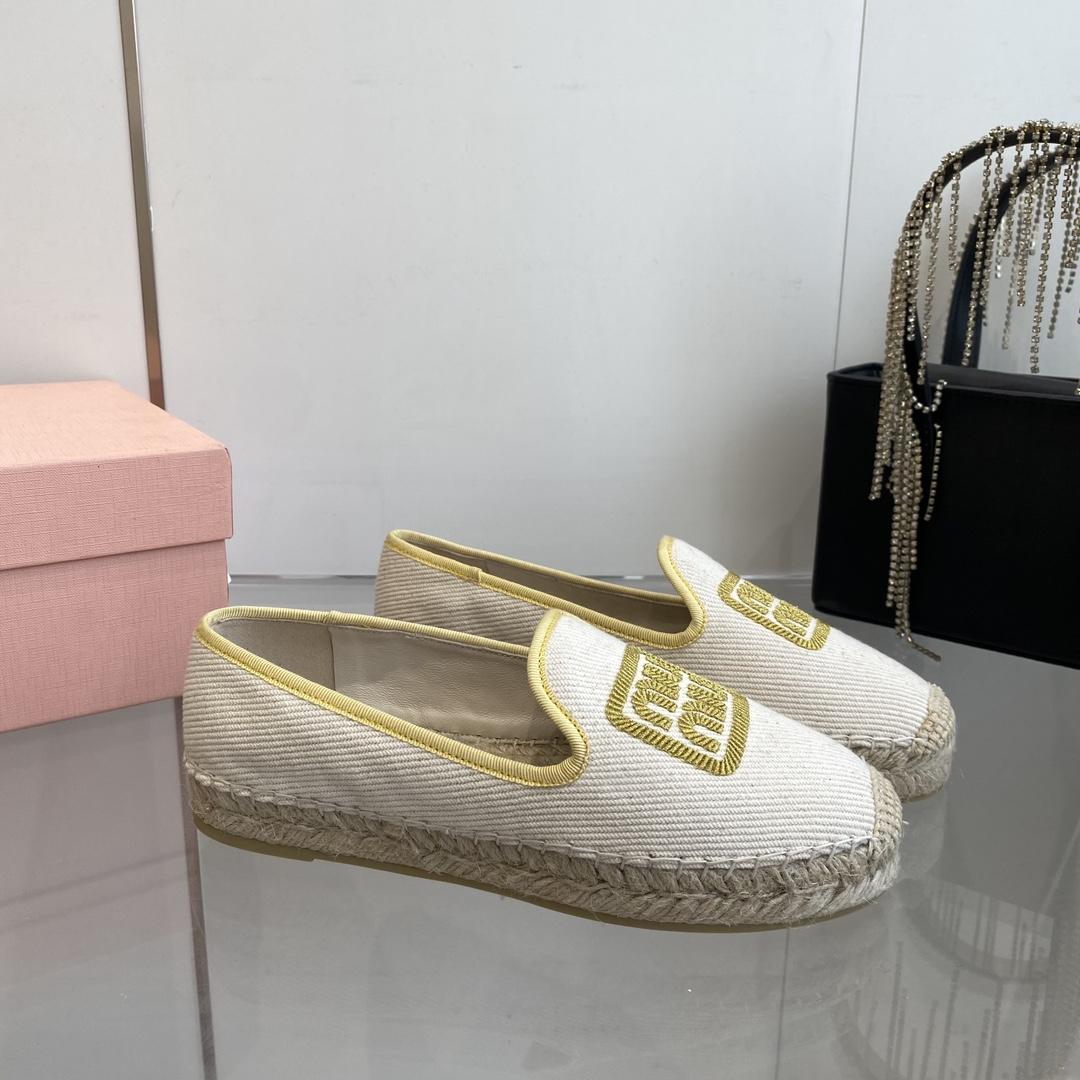 Miu Miu Cotton Drill Espadrilles - PerfectKickZ