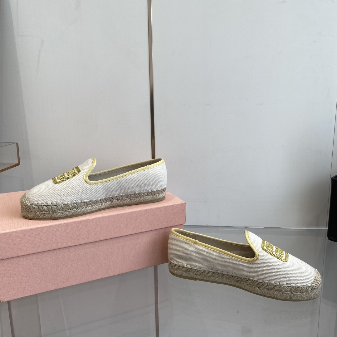 Miu Miu Cotton Drill Espadrilles - PerfectKickZ