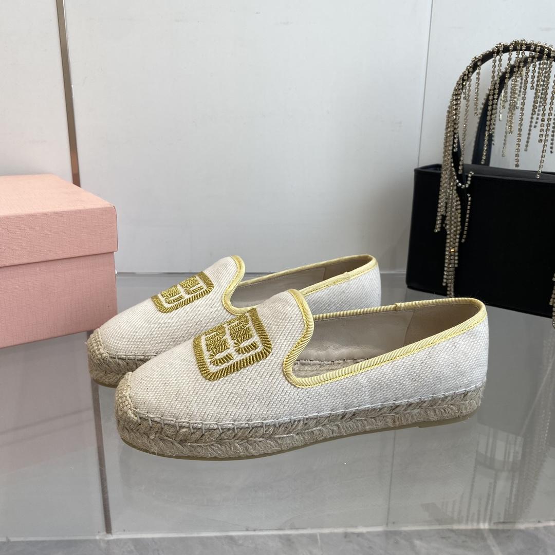 Miu Miu Cotton Drill Espadrilles - PerfectKickZ