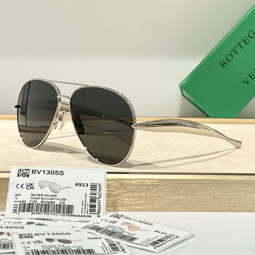 Bottega Veneta Sardine Aviator Sunglasses   BV1305S - PerfectKickZ