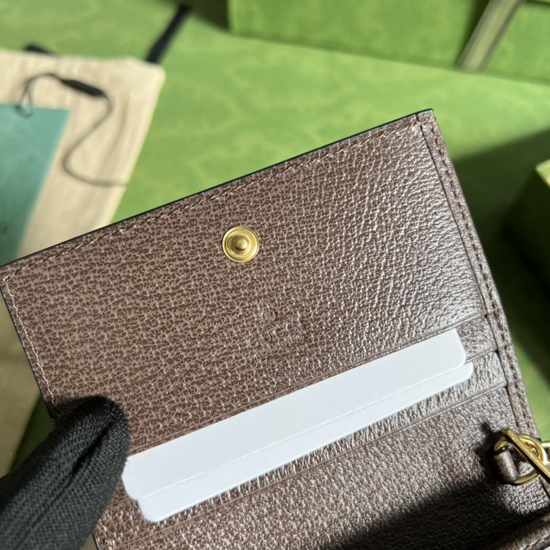 Gucci Ophidia GG Supreme Leather Wallet (11*8.5*3cm)  625711 - PerfectKickZ