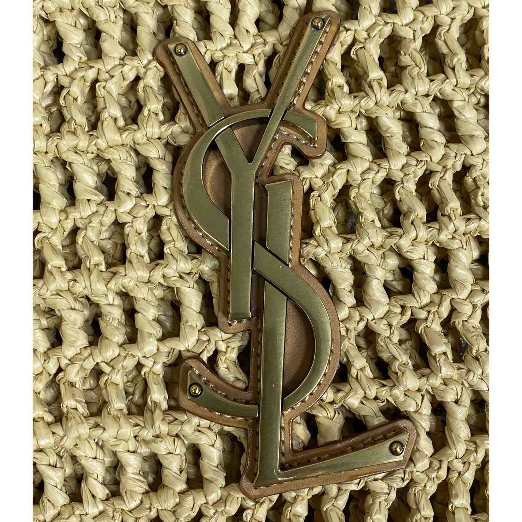 Saint Laurent Oxalis Bag In Raffia Macrame - PerfectKickZ