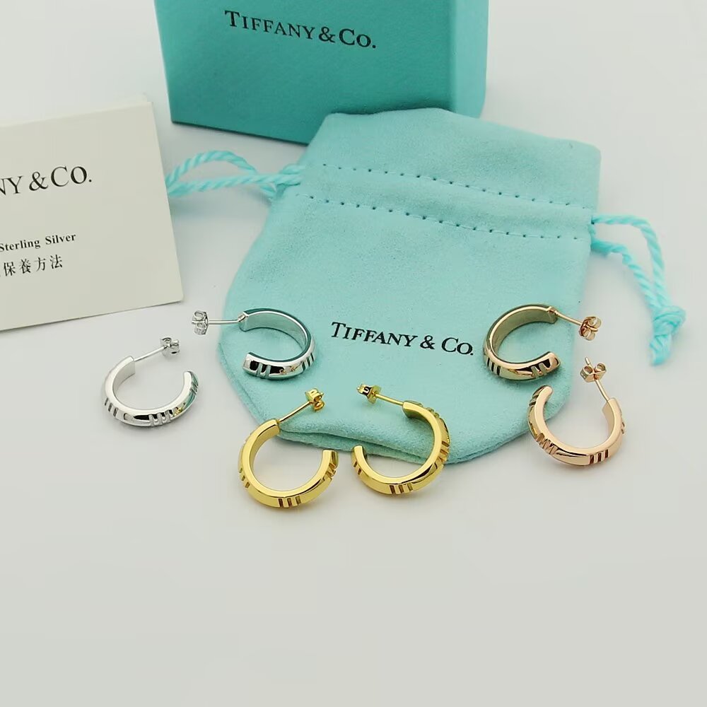 Tiffany & Co. Atlas X Hoop Earrings - PerfectKickZ