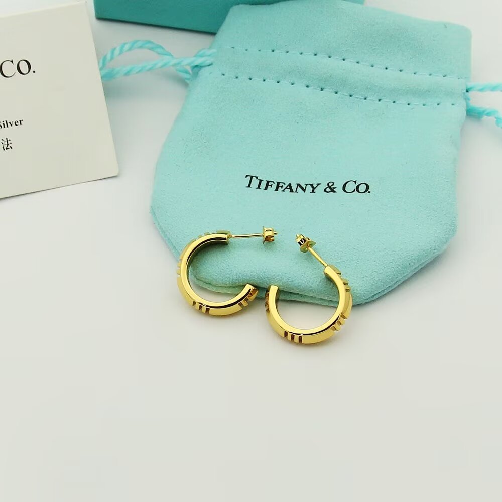 Tiffany & Co. Atlas X Hoop Earrings - PerfectKickZ