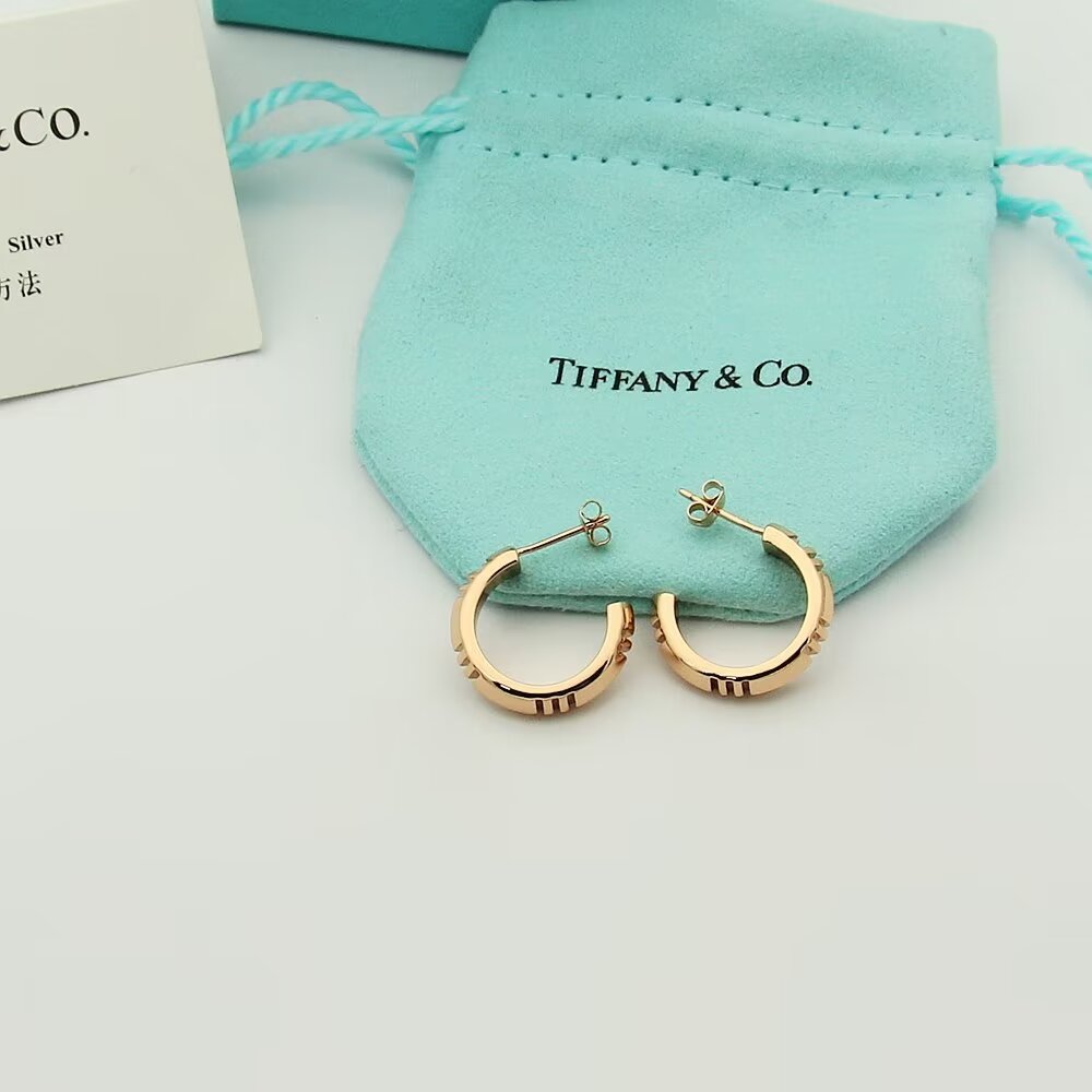 Tiffany & Co. Atlas X Hoop Earrings - PerfectKickZ