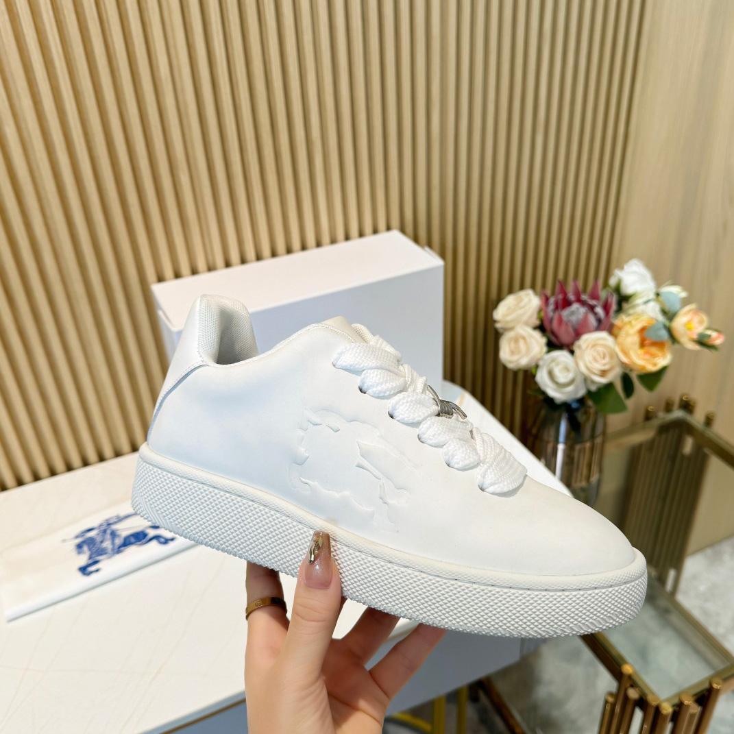 Burberry Leather Box Sneakers - PerfectKickZ