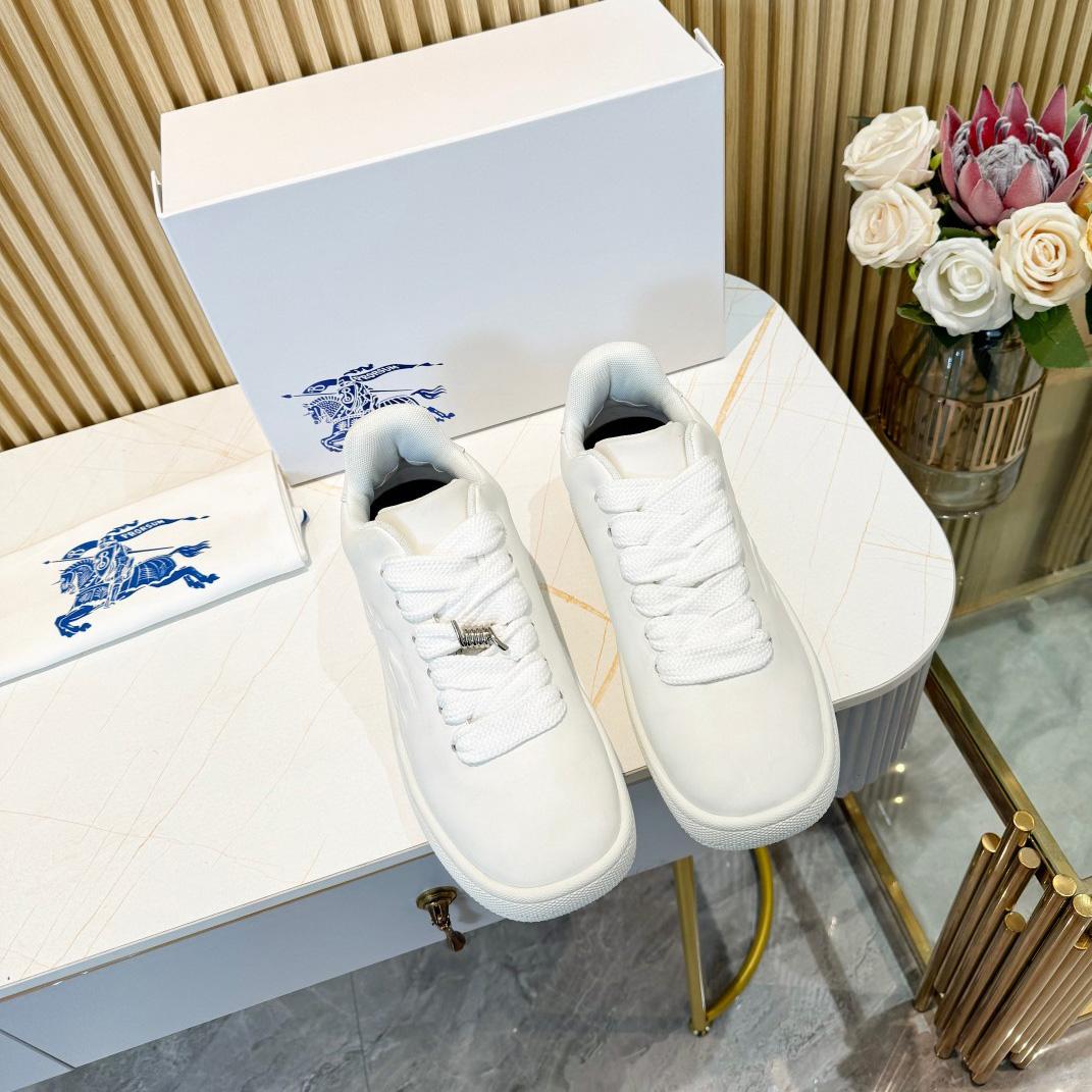 Burberry Leather Box Sneakers - PerfectKickZ