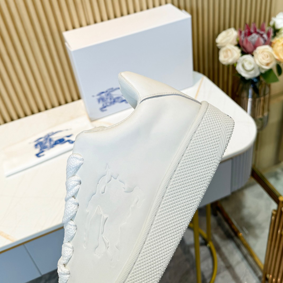 Burberry Leather Box Sneakers - PerfectKickZ