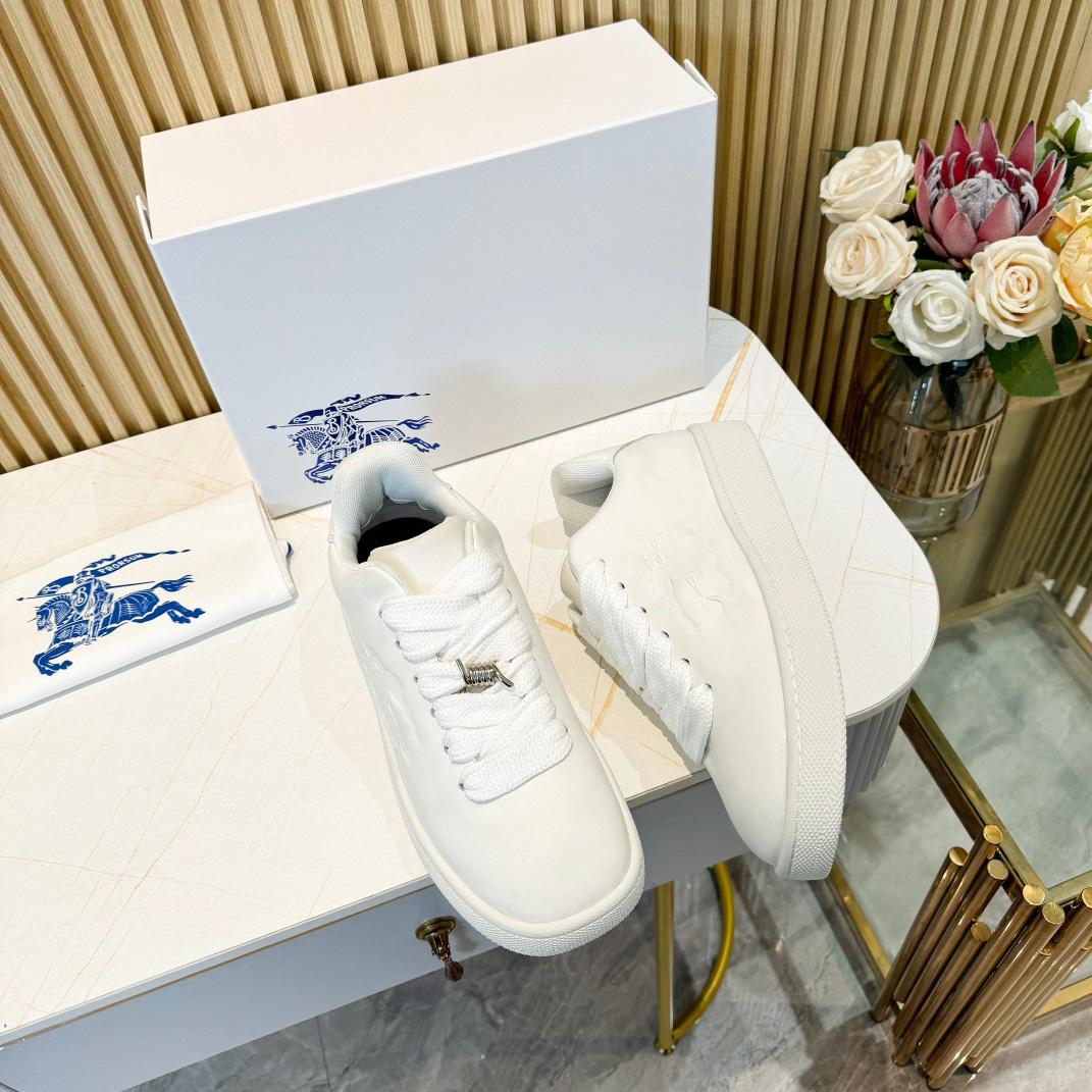 Burberry Leather Box Sneakers - PerfectKickZ