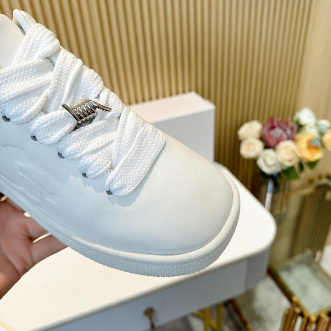 Burberry Leather Box Sneakers - PerfectKickZ