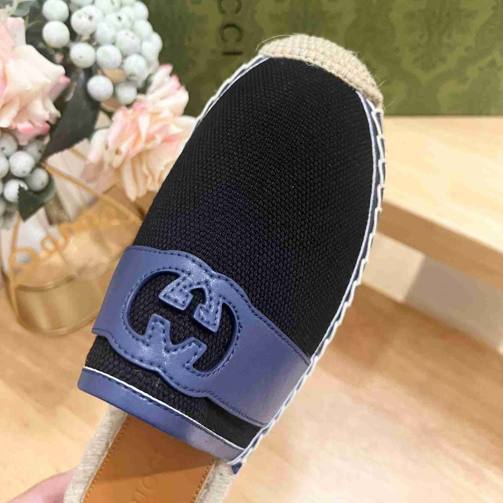 Gucci Interlocking G Slide Espadrille - PerfectKickZ