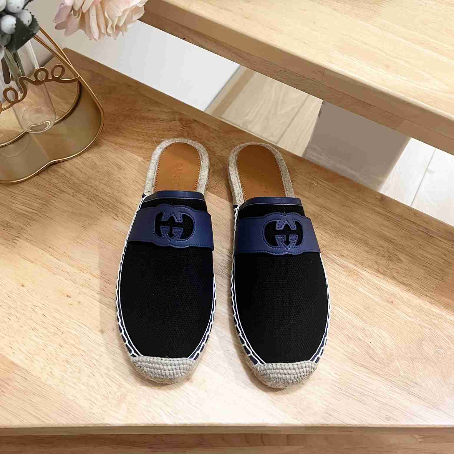 Gucci Interlocking G Slide Espadrille - PerfectKickZ