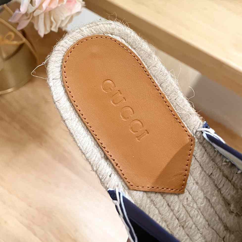 Gucci Interlocking G Slide Espadrille - PerfectKickZ