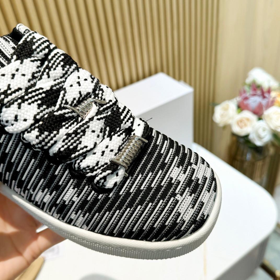 Burberry Check Knit Box Sneakers - PerfectKickZ