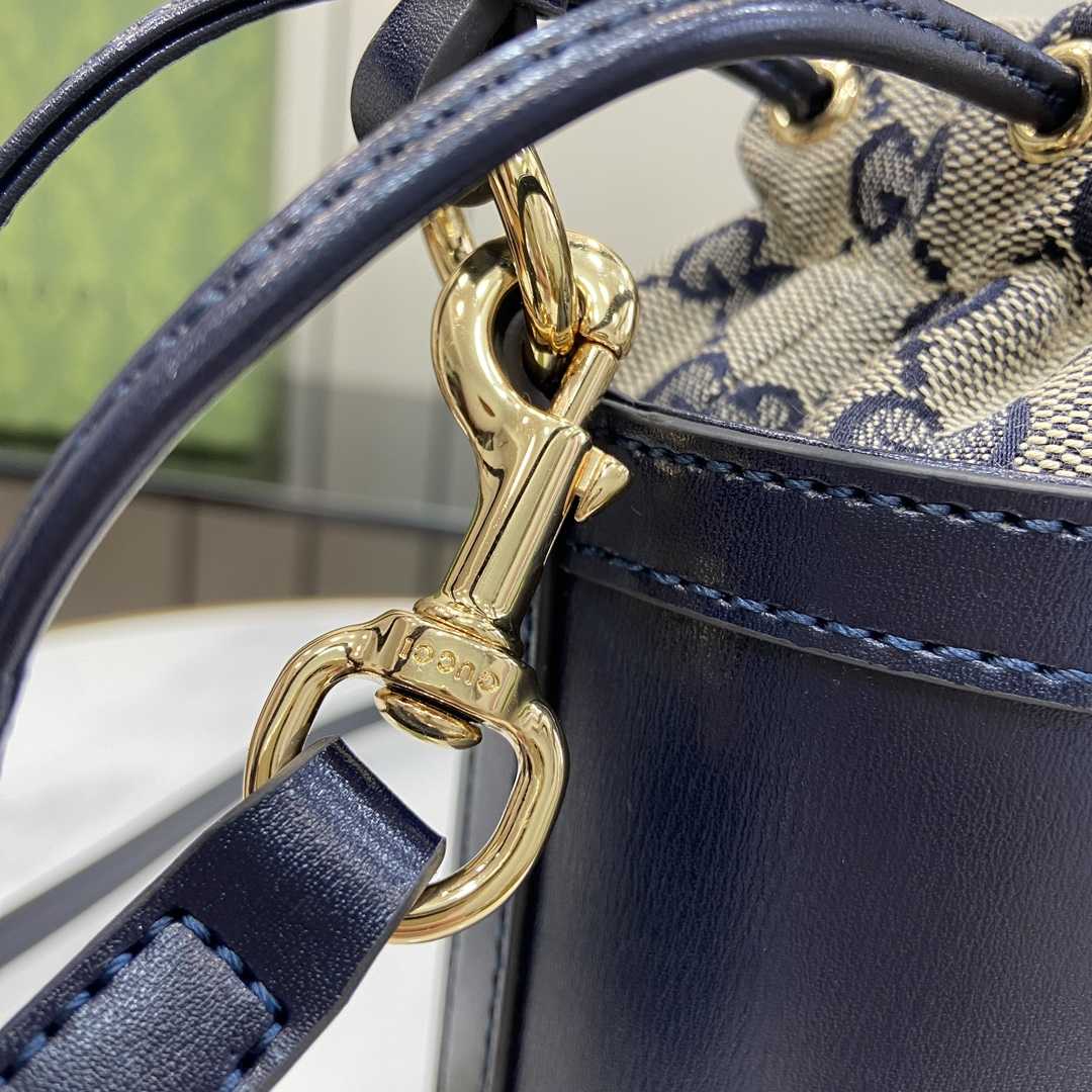 Gucci Ophidia Mini Bucket Bag  (11.5x23x8cm) - PerfectKickZ