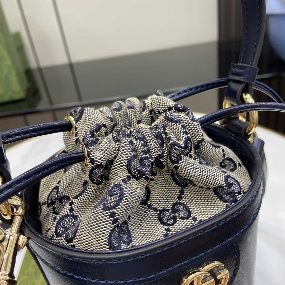 Gucci Ophidia Mini Bucket Bag  (11.5x23x8cm) - PerfectKickZ