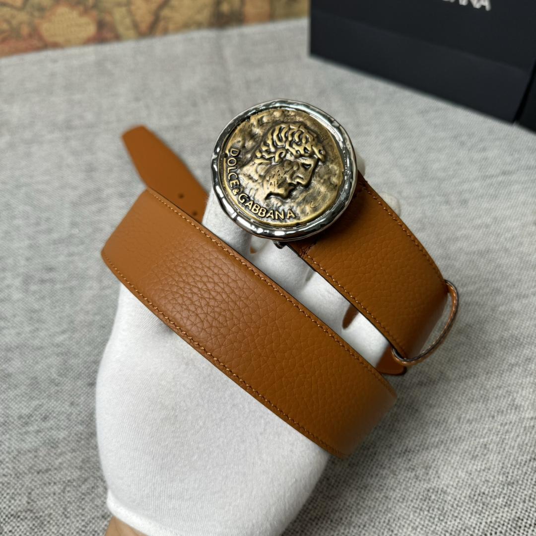 Dolce & Gabbana Leather Belt  - PerfectKickZ